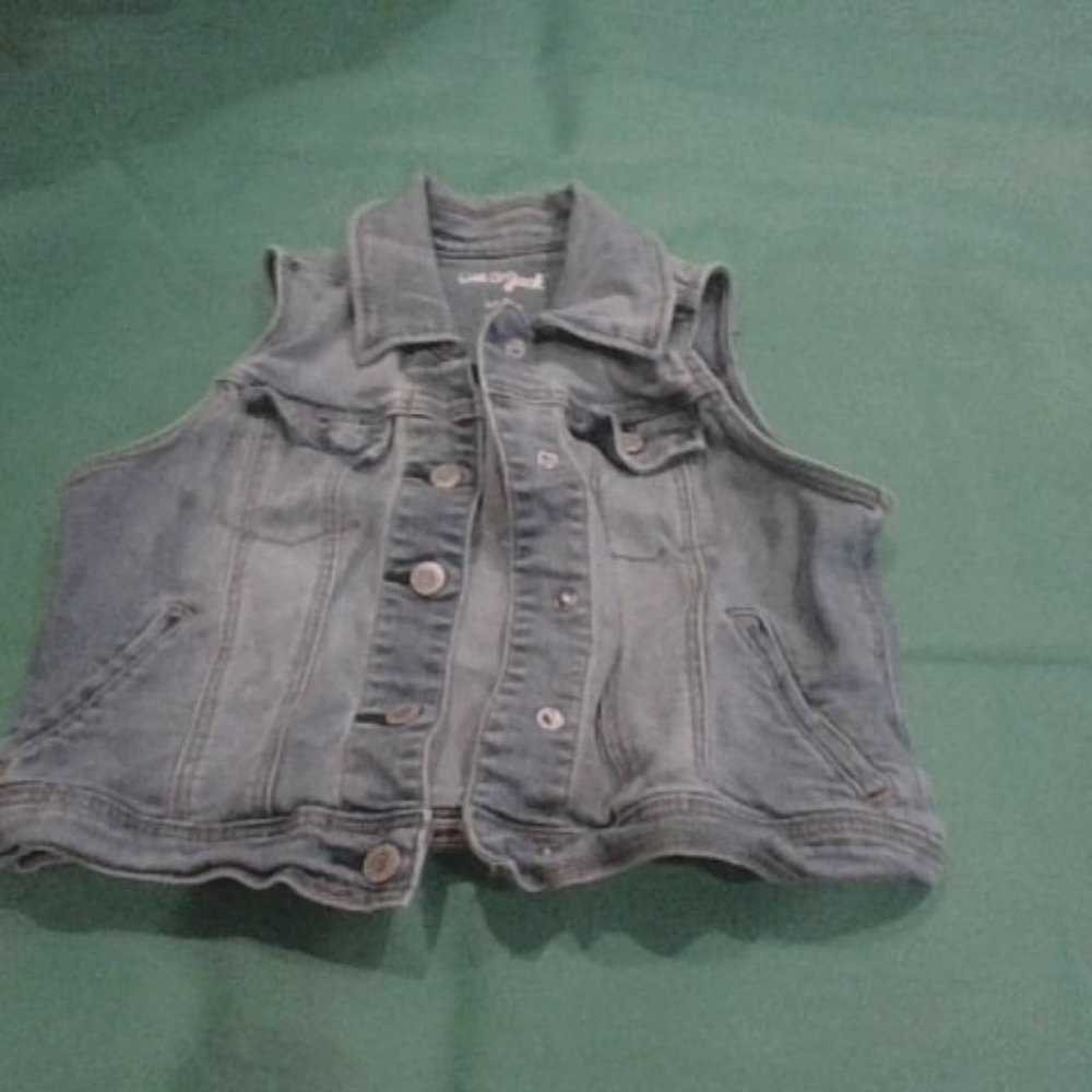 Jean tanked jacket